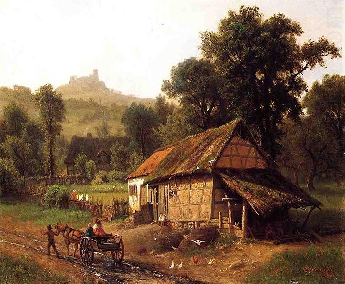 Albert Bierstadt In_the_Foothills china oil painting image